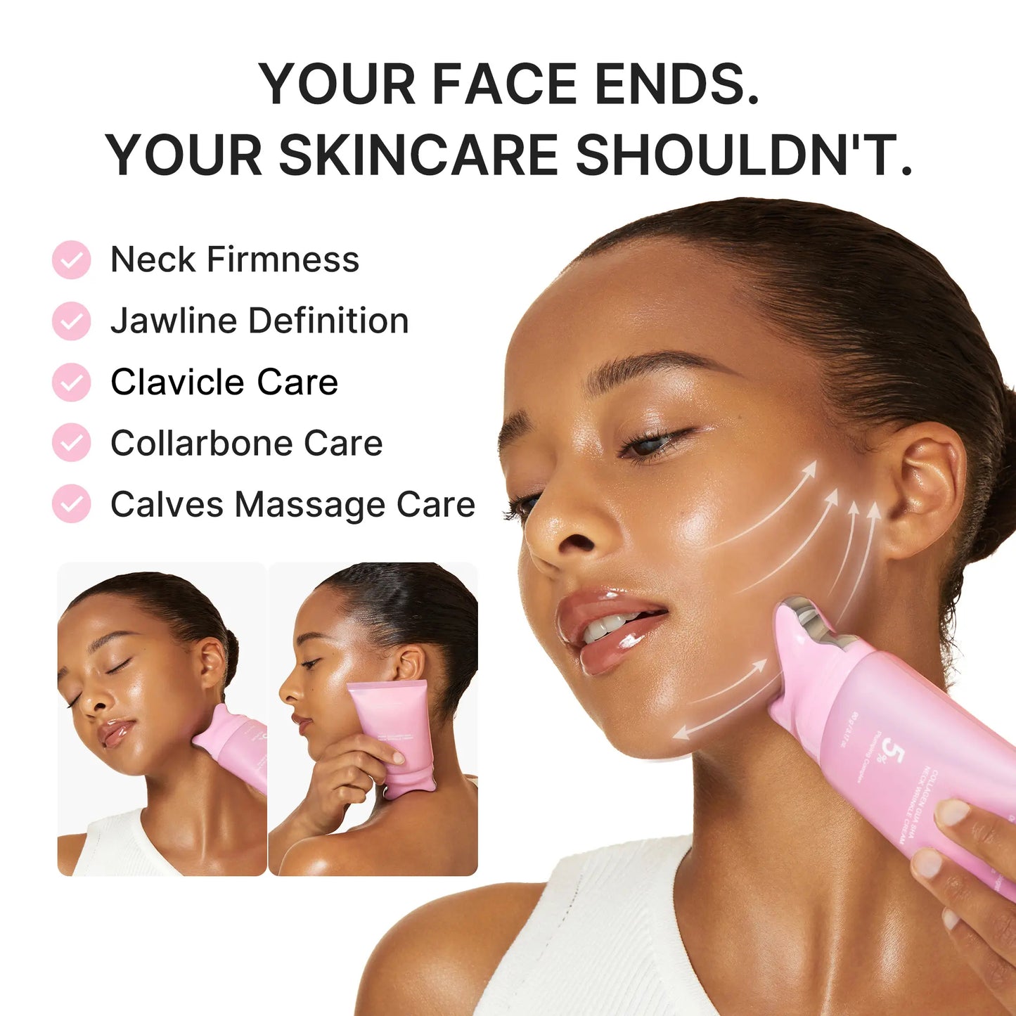 Collagen Gua Sha Firming Cream | Lift & Sculpt Your Neck & Body