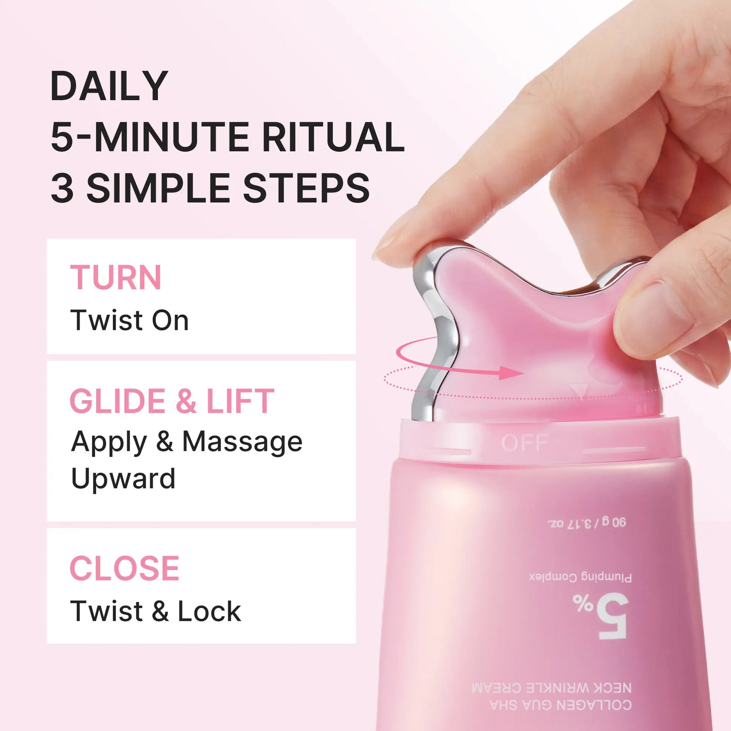 Collagen Gua Sha Firming Cream | Lift & Sculpt Your Neck & Body
