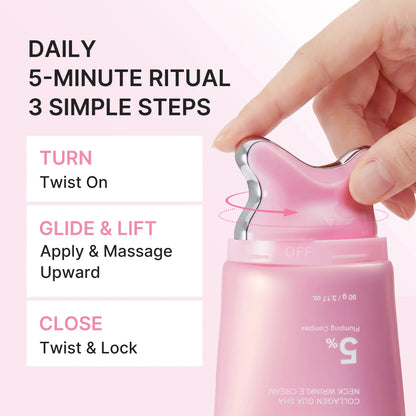 Collagen Gua Sha Firming Cream | Lift & Sculpt Your Neck & Body
