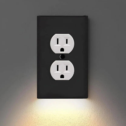Outlet Cover with Integrated LED Night Light